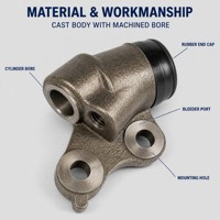 Cylindre de roue avant droit VW Bus 23,81 mm 15/16 pouces Type 2 Transporter 1955-1963 211611070 211 611 070