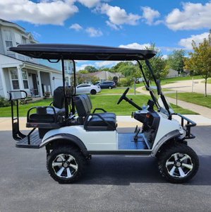 รถกอล์ฟไฟฟ้าขนาดเล็ก 4 ที่นั่ง แบตเตอรี่ลิเธียม มอเตอร์ 5 กิโลวัตต์ รับน้ำหนักได้ 300 กิโลกรัม ความเร็วสูงสุด 24 กม./ชม. - Product Image 4