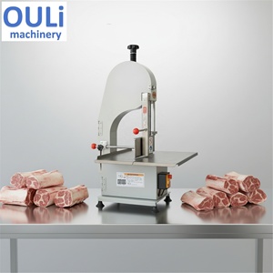 Scie à os électrique professionnelle Pro H pour <span class=keywords><strong>boucherie</strong></span> et restaurant avec système de contrôle de l'épaisseur de la lame réglable - Product Image 1