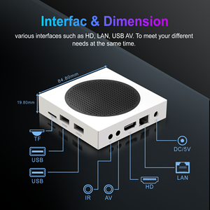 C5PRO Android TV Box 4GB RAM 64GB ROM Procesador de cuatro núcleos H618 8K Ultra HD Wi-Fi 6 Android 12.0 - Product Image 6