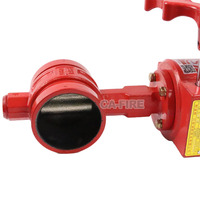 Vanne à rainures papillon (fonte/fer ductile) pour la protection incendie et les équipements de lutte contre l'incendie