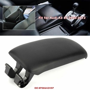 SUKIOTO 1 pz per <span class=keywords><strong>Audi</strong></span> <span class=keywords><strong>A3</strong></span> 8P/A5 2003-2012, copertura in pelle per bracciolo auto, copertura per console centrale 8P0864245P - Product Image 2