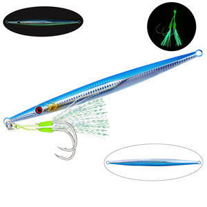 Señuelo <span class=keywords><strong>de</strong></span> Pesca <span class=keywords><strong>de</strong></span> Larga Distancia, Jig para Pesca Marina, Tira Larga <span class=keywords><strong>de</strong></span> Arrastre Rápido, Acero Inoxidable, Cebo Vivo, 60-300g, Hundimiento Rápido, Movimiento Lento - Product Image 6