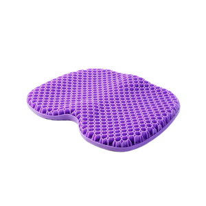 Coussin de siège en gel pour chaise de bureau, soulagement des douleurs sciatiques et du coccyx, coussin en TPE - Product Image 1