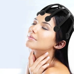 Masajeador de Cabeza Eléctrico Recargable con 10 Cabezales y 5 Modos, Masajeador de Cabeza con Vibración Tipo Pulpo - Product Image 1