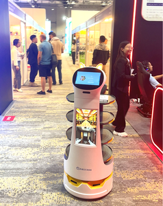 2023 <span class=keywords><strong>Robot</strong></span> de entrega de alimentos recién llegado inteligente <span class=keywords><strong>camarero</strong></span> <span class=keywords><strong>Robot</strong></span> <span class=keywords><strong>gato</strong></span> pantalla grande con batería reemplazable <span class=keywords><strong>Robot</strong></span> coche de entrega - Product Image 3