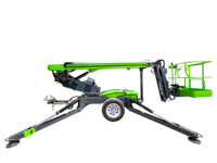 NOBLELIFT Nouvelle plateforme de travail en hauteur T08/T10/T12 avec batterie au plomb-acide Chaowei pour la construction de murs extérieurs de bâtiments et de ponts