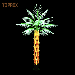 Toprex Không Thấm Nước Eid Mubarak LED Tùy Chỉnh Ramadan Lễ Hội Trăng Sao Lưỡi Liềm Dây Motif Ánh Sáng Trang Trí Kim Loại Cây Cọ - Product Image 6