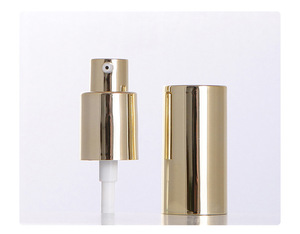 Aluminum Treatment Pump For Lotion And Cream 18 20mm 410/415 Full Cap Cosmetic Cream Pump Lotion Pump