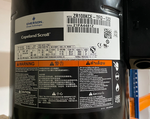 Compresor de Refrigeración Scroll Copeland Original ZR108KCE-TFD-522 ZR108KCE-TFD-455 ZR108KC-TFD-522 de 10 HP - Product Image 4