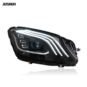 ชิ้นส่วนไฟหน้า LED Jushun สำหรับ W222 Mercedes-Benz S-Class Maybach พร้อม DRL และเลนส์ - Product Image 4