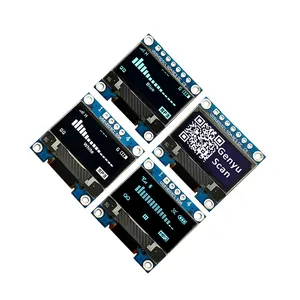 블루 화이트 1.3 "Oled 디스플레이 0.96 인치 Oled I2C Spi 솔더 소켓 Fpc 128X64 마이크로 0.96 Oled 디스플레이