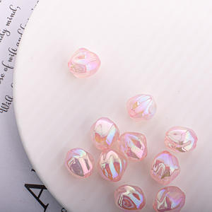 Perles acryliques en vrac en gros 14mm Fig perles acryliques plaquées UV pour la fabrication de bracelets à bricoler soi-même - Product Image 6