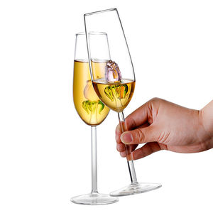 Nouveau Offres Spéciales! Tasses à Champagne personnalisées pour Festival de mariage, verres à vin étincelant Ins, gobelet en cristal, tasse à vin français avec Rose Dec - Product Image 1