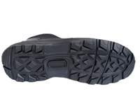 Chaussures de randonnée mi-hautes pour hommes TSB09, sport, plein air, entraînement rapide, cuir noir avec fermeture éclair latérale, en stock.