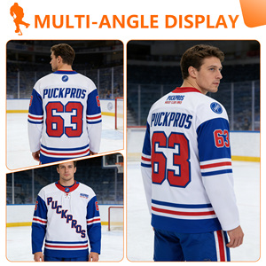 Maglietta da Hockey per adulti con Logo personalizzato di alta qualità - Product Image 3