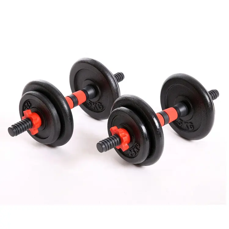 Hot High Quality Gewichtheben Gym Fitness Übung 15kg verstellbare Gym Hanteln Set