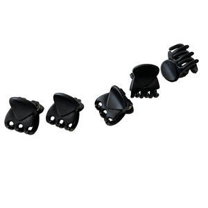 Pinces à cheveux pour femmes 5,5 cm, mini barrettes en plastique de couleur unie, de haute qualité, pour usage quotidien, pour fixation latérale ou en dessus de la tête - Product Image 2