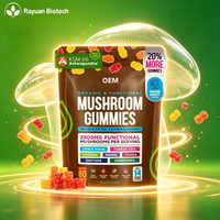 Gummies aux champignons haute puissance pour adultes : Améliore l'immunité, naturel, faible MOQ, fabrication sous contrat, marque blanche