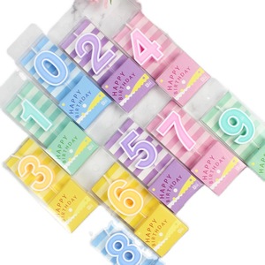 Numéros en forme de fête <span class=keywords><strong>Happy</strong></span> Decoration Cake Bougies d'anniversaire décoratives pour enfants - Product Image 2