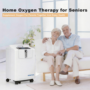 Concentrateur d'oxygène médical LONGFIAN JAY-5KW 5L, ultra silencieux 40 dB, pureté 93%±3%, fonctionnement continu 24h/24, compatible BiPAP - Product Image 2