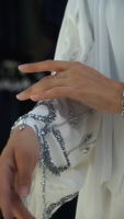 Nouvelle Abaya personnalisée brodée palestinienne, Abaya de luxe pour femmes, broderie turque, manches brodées, Abaya d'Arabie Saoudite
