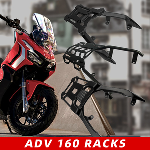 Pour <span class=keywords><strong>moto</strong></span> Honda Adv 160 accessoires porte-bagages <span class=keywords><strong>moto</strong></span> en alliage d'aluminium contre-pointe support de boîte supérieure Adv160 supports <span class=keywords><strong>2023</strong></span> - Product Image 2