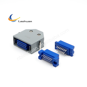 LECHUAN MR Series 50-Pin Male Female Solder Connector Copper 2.6mm <span class=keywords><strong>Pitch</strong></span> Straight Panel Model MR-50F MR-50M A02B-0029-K893 - Product Image 2