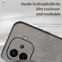 Pour IQOO Z9X Z9 Z7 Z6 Z5 Z3 Z1X U5 Neo 8 7 6 5 5S 5SE 3 11 12 13 Pro Coque Arrière Antichoc en Cuir Personnalisée