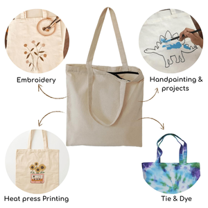 Handcrafted Customizable Specialized Party <b>Gift</b> and Shopping <b>Bag</b> Canvas Tote <b>Bag</b> with Custom logo - Product Image 3