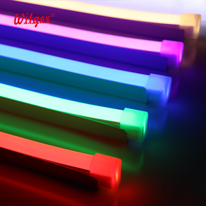 Özel dış aydınlatma Mono renkler 12V 24V LED <span class=keywords><strong>Neon</strong></span> Flex silikon 8*16Mm esnek Luces Led su geçirmez <span class=keywords><strong>Neon</strong></span> LED şerit işık - Product Image 1