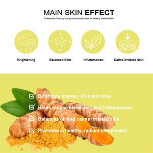 ZS masker jeli kunyit, bubuk jeli kupas profesional, masker karet pencerah kulit dengan kunyit Salon kecantikan Spa perawatan wajah - Product Image 3
