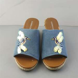 Sandales Mary Jane antidérapantes à motif floral brodé d'oiseaux et de poissons pour femmes, pour un usage quotidien - Product Image 5