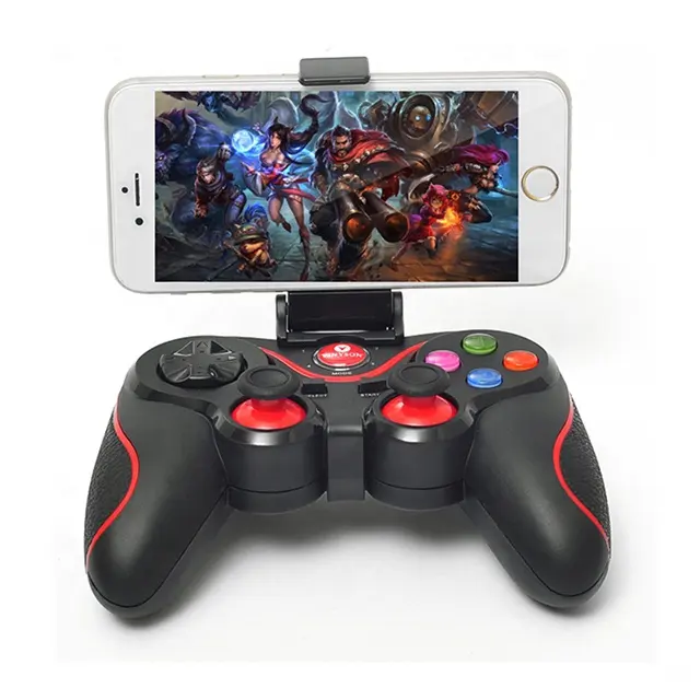 Manette de jeu sans fil bluetooth, contrôleur de jeu pour PS3, téléphone Android et IOS et TV