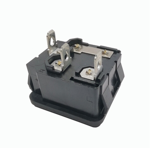 Conector DE <span class=keywords><strong>SEGURO</strong></span> 10A250V C14, adaptador de entrada de toma de corriente con soporte de fusibles para electrodomésticos y equipos de - Product Image 2