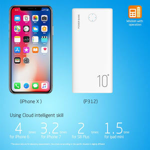 باور بانك من الموردين الصينيين لعام 2020، بطارية بوليمر، مدخلان ومخرجان، شاحن محمول بسعة 10000 مللي أمبير - Product Image 4