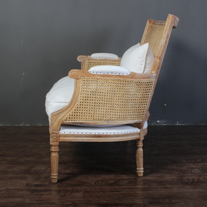 Canapé 3 places en bois de Style rustique français de qualité supérieure, meuble de <span class=keywords><strong>location</strong></span> pour événement de mariage - Product Image 4