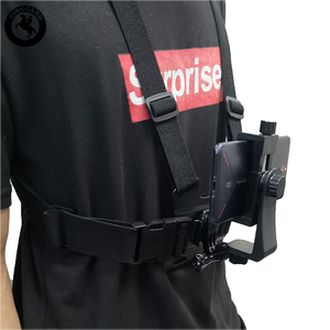 <span class=keywords><strong>Tracolla</strong></span> da tiro fissa 2 in 1 <span class=keywords><strong>tracolla</strong></span> elastica regolabile per telefono cellulare con Clip rapida supporto per cellulare Action Camera Chest Strap - Product Image 5