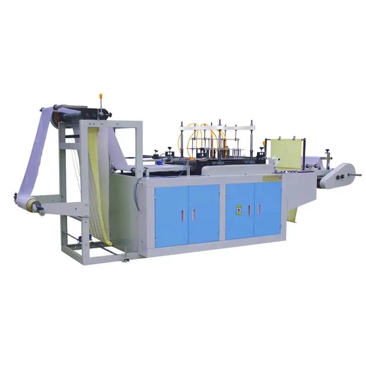 Apron Making Machine Bag Forming Machine Personal Protective Tectorial Non Woven Fabric Plastic Manufacturing Plant Food Shop