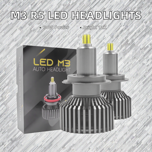 Светодиодные линзованные фары M3 R5 360 градусов 80 Вт 12000 лм 6000K H7 CSP для LEXUS и Daewoo, универсальный комплект для дооснащения - Product Image 2
