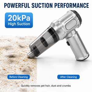 Portable 20KPa Brushless Handheld Vacuum Cleaner Cordless 4-in-1 <b>Car</b> Vacuum and Air <b>Blower</b> with 7 Accessories OEM ODM - Product Image 1