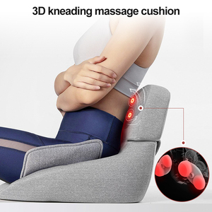 Cojín masajeador portátil Shiatsu para amasar, calentador <span class=keywords><strong>de</strong></span> hojaldre, cojín para silla <span class=keywords><strong>de</strong></span> muslo, vibración <span class=keywords><strong>de</strong></span> calor para asientos <span class=keywords><strong>de</strong></span> coche, masaje corporal - Product Image 2