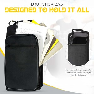 Échantillon gratuit Échantillon gratuit Best-seller Sac de batterie de 14 pouces Sac de baguettes avec pédale de langue pour la vente en gros - Product Image 3