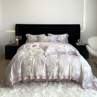 Luxe 100% Tencel Lyocell literie été couette ensemble de draps Offre Spéciale