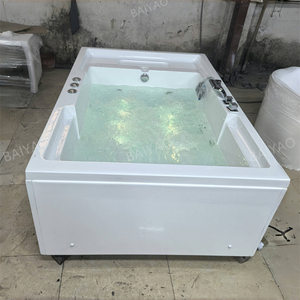 Precio barato Jacuzzis para 2 personas Bañera de <span class=keywords><strong>hidromasaje</strong></span> acrílica de <span class=keywords><strong>hidromasaje</strong></span> para dos personas <span class=keywords><strong>con</strong></span> tres faldas Bañera de lujo para hotel - Product Image 4