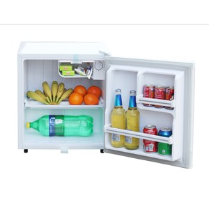 Refrigerador JIOAN de 50L DC 12V 24V alimentado por energía solar para uso en vehículos recreativos, furgonetas y todoterreno, color blanco, gris y plateado cepillado. - Product Image 3