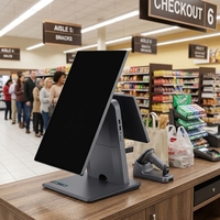 Terminal Punto de Venta Todo en Uno IMachine P3 de 15.6 Pulgadas Full HD Android con Pantalla Táctil Capacitiva NFC, CPU Arm Cortex-A55 de 2.0GHz, Color Negro