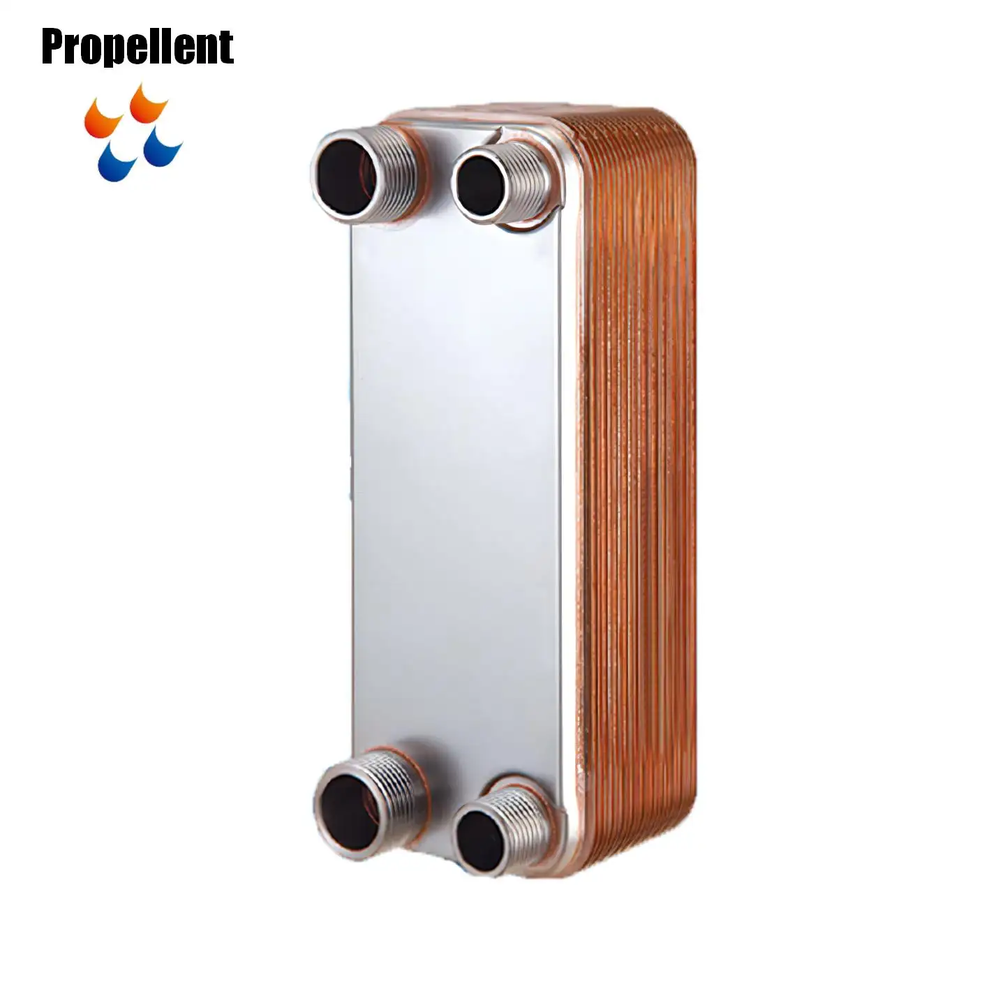 Copper Brazed SS316L Plate Heat Exchanger for Lubricating Oil Cooling