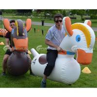 Balade gonflable commerciale tour gonflable géant jouet PVC gonflable chèvre trémie animaux jouet à louer