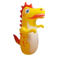 Sac de frappe gonflable de boxe roulante, jeux pour garçons et filles, jouets sportifs, jouet gonflable de dinosaure qui tombe